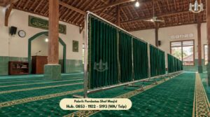 Pembatas Shaf Masjid Stainless Steel Bekasi Barat
