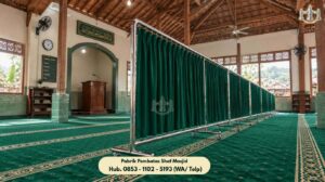 Pembatas Shaf Masjid Stainless Steel Jatiasih