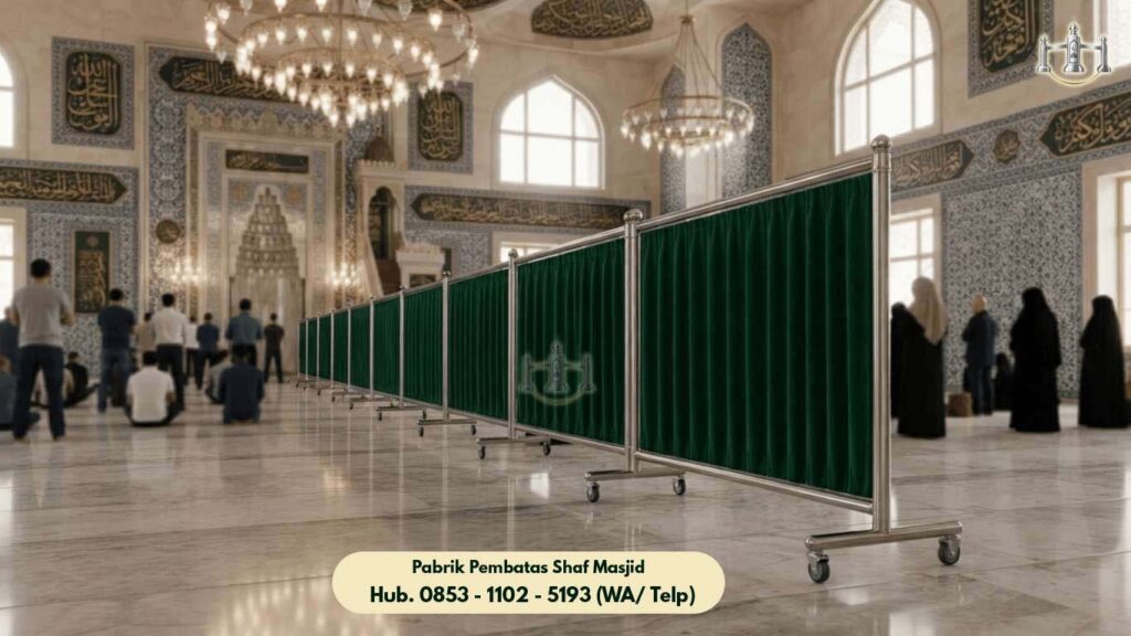 Pembatas Shaf Stainless Setiabudi