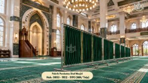 Pembatas Shaf Masjid Stainless Steel Magelang Tengah