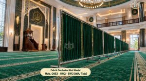 Pembatas Shaf Masjid Stainless Steel Karawang Barat