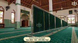 Pembatas Shaf Masjid Stainless Steel Cidadap